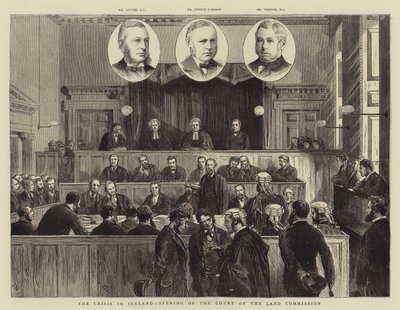 La Crisis en Irlanda, Apertura del Tribunal de la Comisión de Tierras de Joseph Nash